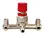 switch assembly with pressure guage